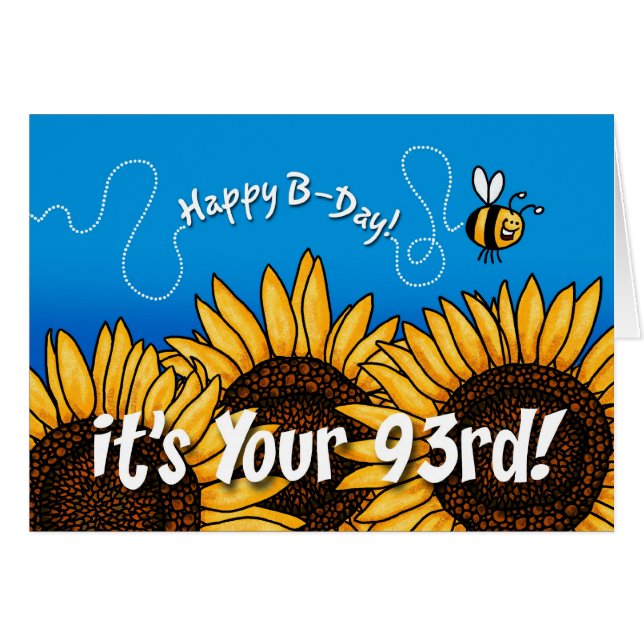 蜂の道のヒマワリ- 93歳 (正面横)