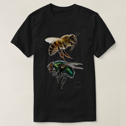 蜂の飛行 Tシャツ (デザイン正面)