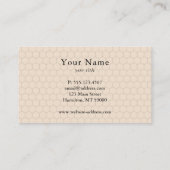 蜂の飼育員ハニービーキーピングのアピアリストロゴ 名刺 (裏面)