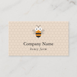 蜂の飼育員ハニービーキーピングのアピアリストロゴ 名刺