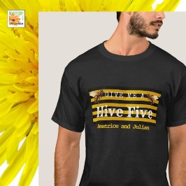 蜂の飼養者ギフトハニーカップル可愛いティー Tシャツ