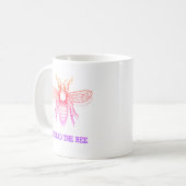 蜂の首を取る コーヒーマグカップ (正面左)