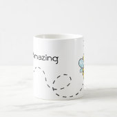 蜂の驚かせること コーヒーマグカップ (中央)