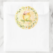 蜂のApiaryの蜂蜜の瓶のステッカー ラウンドシール (バッグ)