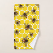 蜂のBathタオルのWashcloth手をくまなく バスタオルセット (ハンドタオル)
