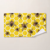 蜂のBathタオルのWashcloth手をくまなく バスタオルセット (ハンドタオル)