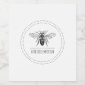 蜂はちみつ ワインラベル (シングルラベル)