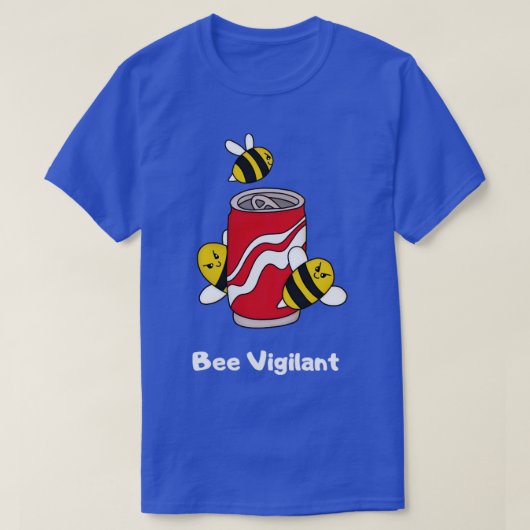 蜂はソーダを取る Tシャツ (デザイン正面)