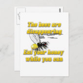 蜂は消えおもしろいる ポストカード (正面/裏面)