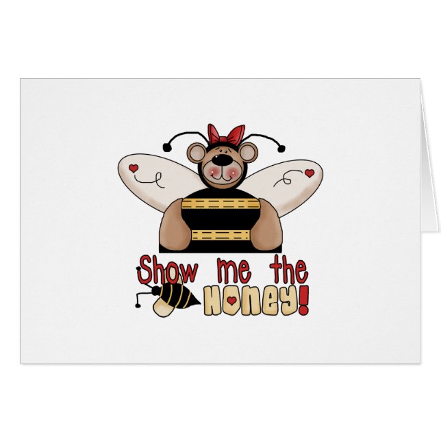 蜂は私に蜂蜜を示します (正面横)