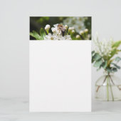 蜂は花粉を集める 便箋 (スタンド正面)