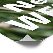 蜂は雑草を必要とする ポスター (角)