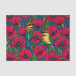 蜂は食べ物とケシ 薄葉紙