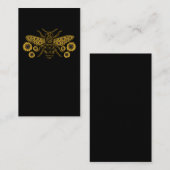 蜂ひまわり養蜂蜂蜜ミツバチ愛好家 名刺 (正面/裏面)