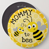 蜂へ-お母さんである母 缶バッジ (正面&裏面)