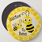 蜂へ-姉妹である姉妹 缶バッジ (正面&裏面)