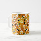 蜂よくはしゃぐの大騒ぎ コーヒーマグカップ (正面左)