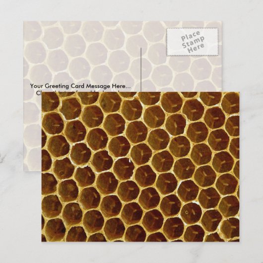 蜂ろう櫛 ポストカード (正面/裏面)