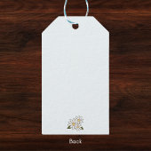 蜂をテーマにした赤ちゃんシャワーお願いボックス ギフトタグ