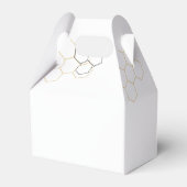 蜂をテーマにした赤ちゃんシャワー、蜂蜜、パーティーの好意 フェイバーボックス (裏面サイド)