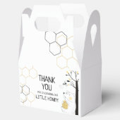 蜂をテーマにした赤ちゃんシャワー、蜂蜜、パーティーの好意 フェイバーボックス (オープン)