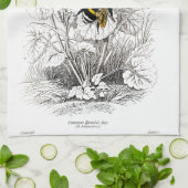 蜂をブンブンいう音 キッチンタオル (折り畳み)