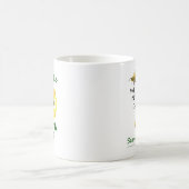 蜂を一緒に襲います救って下さい コーヒーマグカップ (中央)