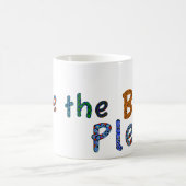 蜂を喜ばしますカジュアルな色のコーヒーカップを救って下さい コーヒーマグカップ (中央)