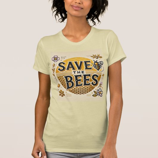 蜂を救え Tシャツ (正面)