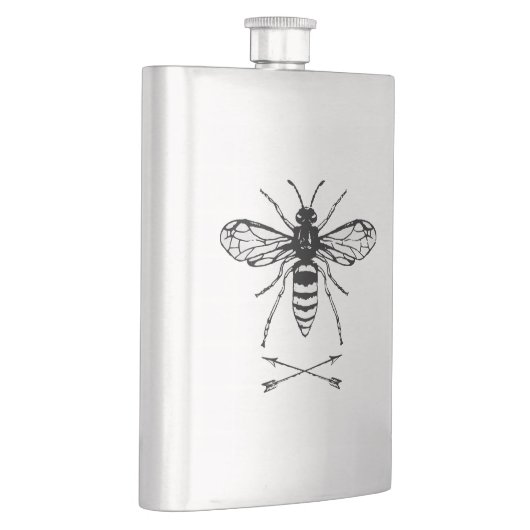 蜂を救って下さい フラスク (右)