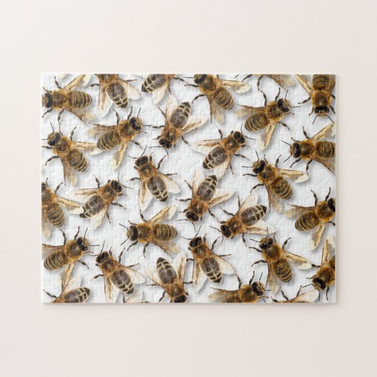 蜂を救って下さい! 世界を救って下さい! デザインは住んでいます ジグソーパズル (横)