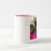 蜂を救って下さい、惑星を救って下さい! ツートーンマグカップ (中央)