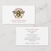 蜂アピールビーキーパーファームハニープロダクツ 名刺 (正面/裏面)