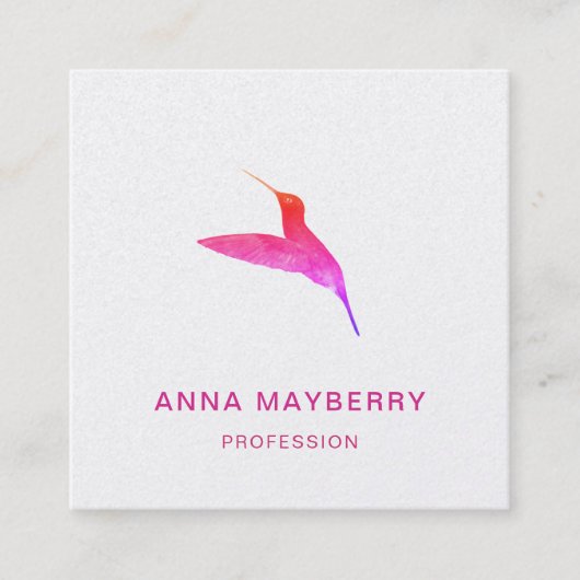 蜂エレガント巣 スクエア名刺 (正面)