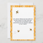 蜂シャワーテーマ 招待状 (裏面)