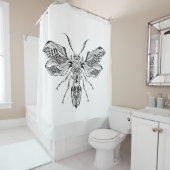 蜂スズメバチの入れ墨 シャワーカーテン (インサイチュ)