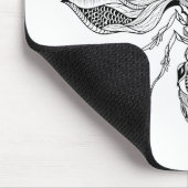 蜂スズメバチの入れ墨 マウスパッド (コーナー)