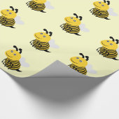 蜂デザイン ラッピングペーパー (角)