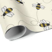 蜂ハチ蜂 ラッピングペーパー (ロールコーナー)