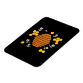 蜂ハニカム マグネット (左側)