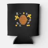 蜂ハニカム 缶クーラー (正面)