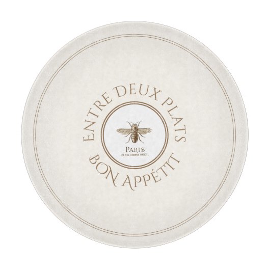 蜂フランスのの巣ヴィンテージ切断板 カッティングボード (正面)