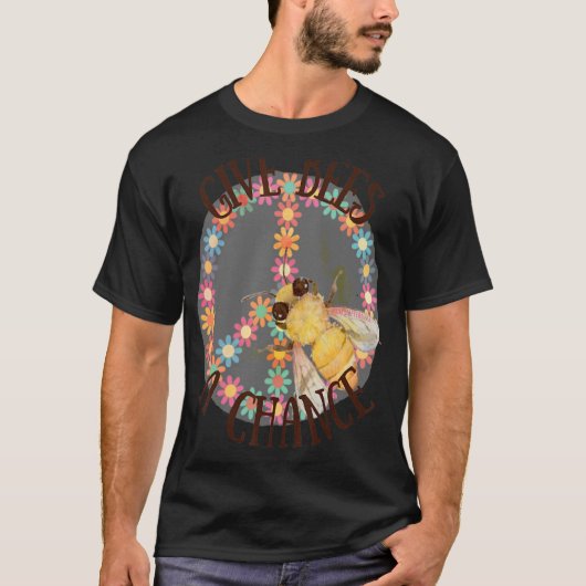 蜂与えはミツバチの保護 Tシャツ (正面)