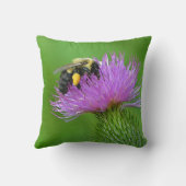 蜂及びアザミ枕 クッション (裏面)