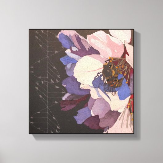 蜂及び偏光 キャンバスプリント (正面)
