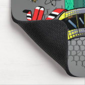 蜂及び市街電車が付いているマンチェスターそしてより素晴らしいマンチェスター マウスパッド (コーナー)