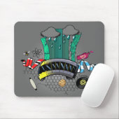 蜂及び市街電車が付いているマンチェスターそしてより素晴らしいマンチェスター マウスパッド (マウス)