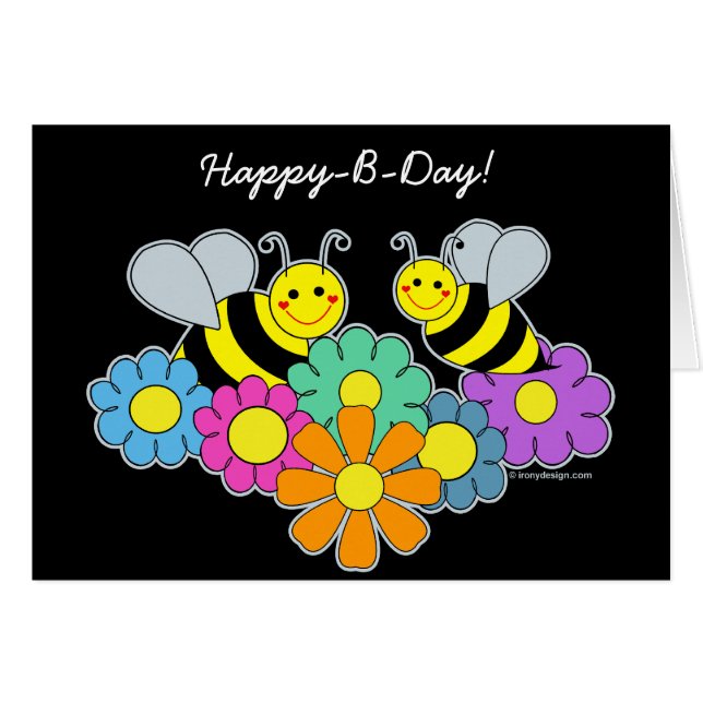 蜂及び花 (正面横)