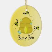蜂忙し巣付き セラミックオーナメント (右)
