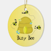 蜂忙し巣付き セラミックオーナメント (左)